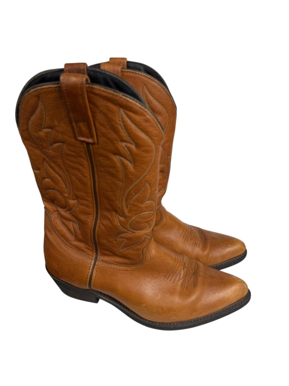 Masterson Boot Company Western Boots Brown Leather Cowboy Mens 13 E